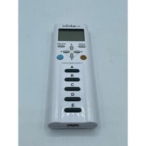 iClicker 2 Student Remote Classroom Response System Multiple Choice A-E Works